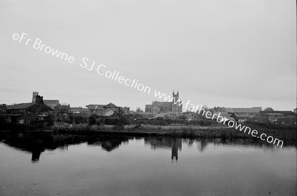 WEST WALL FROM NORTH BANK OF RIVER